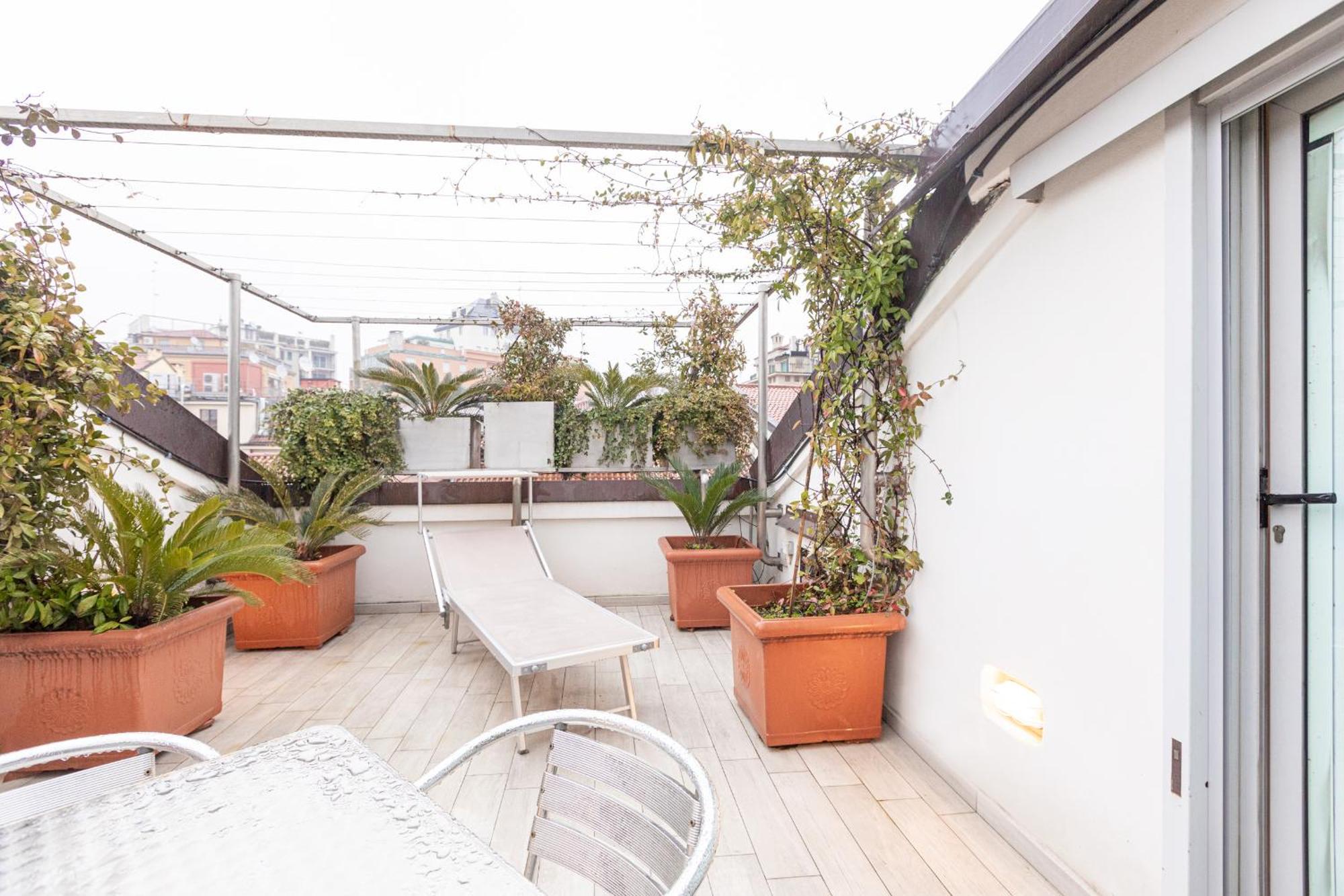 Monte Napoleone Split-Level Terrace Apartment - Top Collection Milaan Buitenkant foto